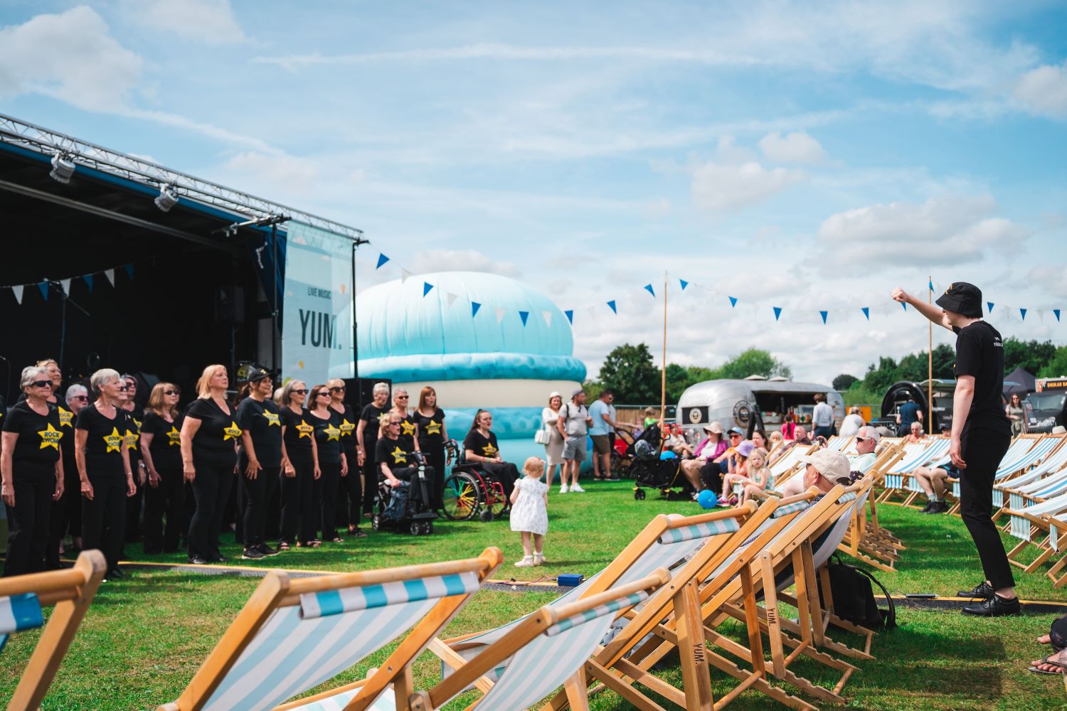 The South Manchester Food Festival Accessibility Page - Rock Choir Performance