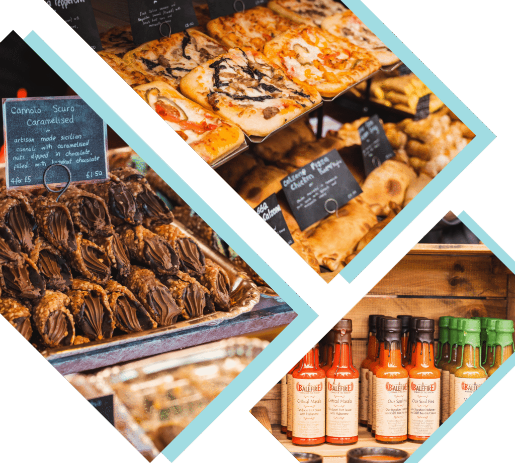 Vibrant artisan produce