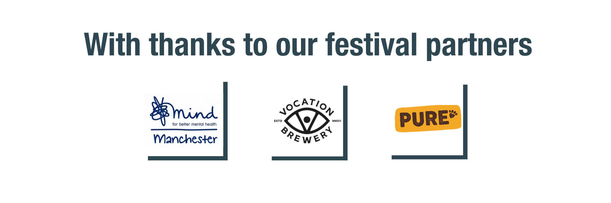 With thanks to our festival partners